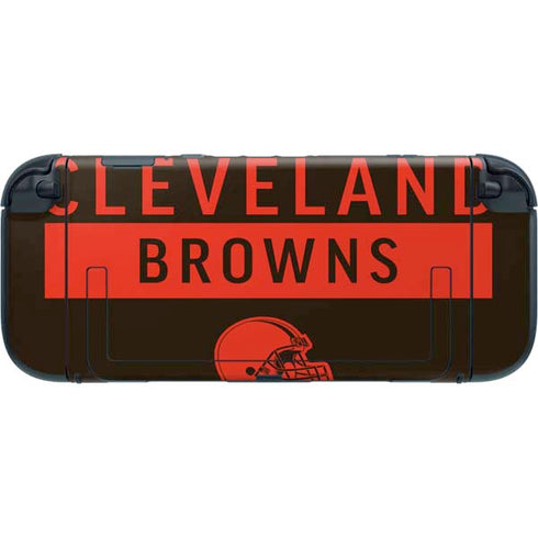 NFL Cleveland Browns Brown Performance Series Nintendo Switch 2 (2025) with Joy-Con Skin