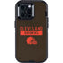 NFL Cleveland Browns Brown Performance Series Otterbox Defender iPhone Skin
