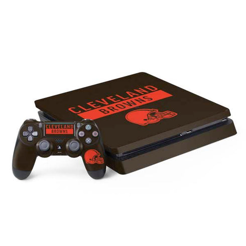 NFL Cleveland Browns Brown Performance Series PlayStation PS4 Skins