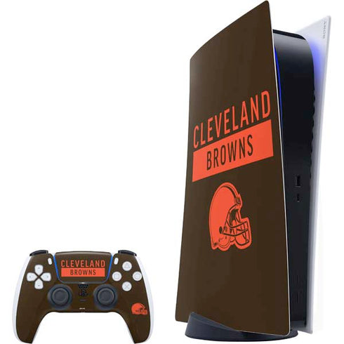 NFL Cleveland Browns Brown Performance Series PlayStation PS5 Skins