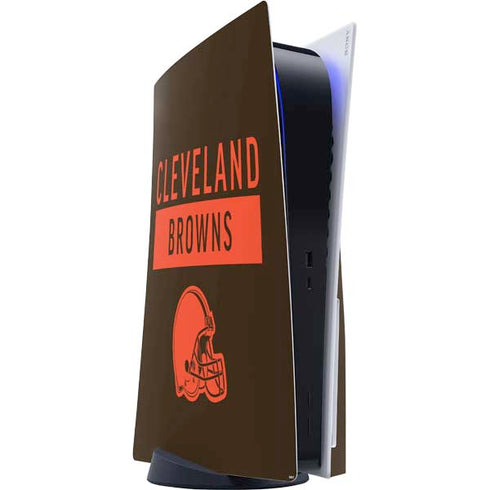 NFL Cleveland Browns Brown Performance Series PlayStation PS5 Skins