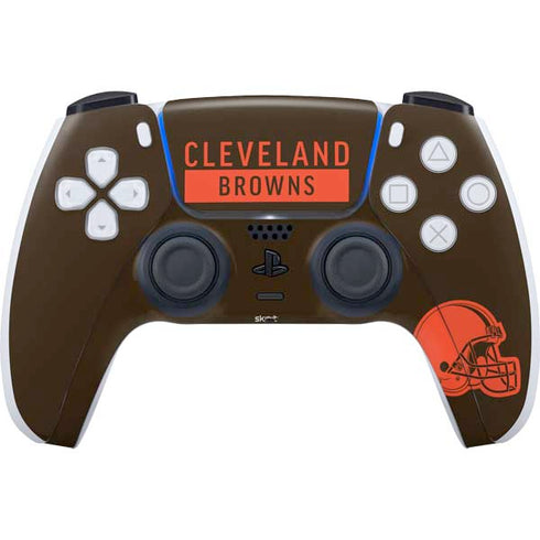 NFL Cleveland Browns Brown Performance Series PlayStation PS5 Skins