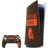 NFL Cleveland Browns Brown Performance Series PlayStation PS5 Skins