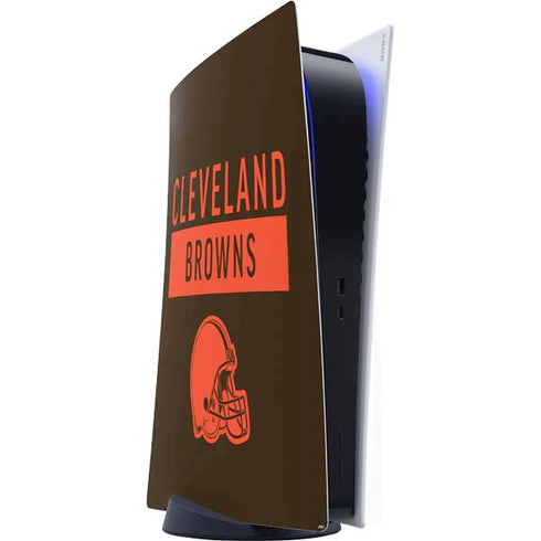 NFL Cleveland Browns Brown Performance Series PlayStation PS5 Skins