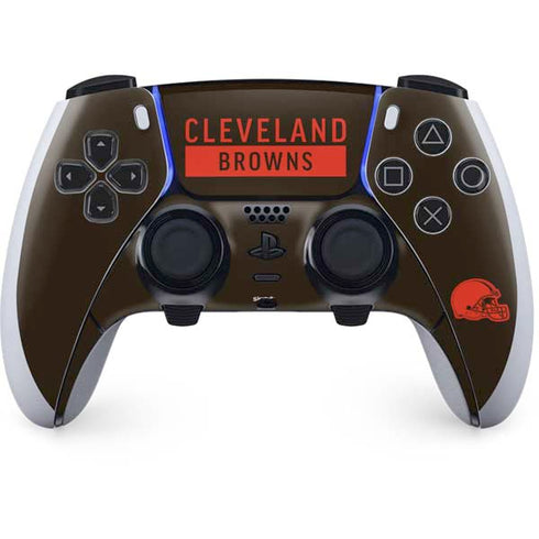 NFL Cleveland Browns Brown Performance Series PlayStation PS5 Skins