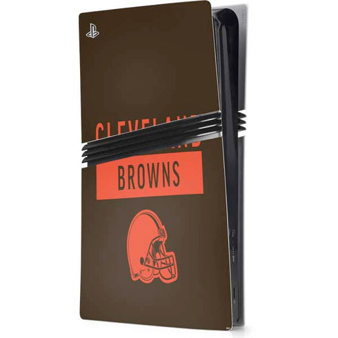 NFL Cleveland Browns Brown Performance Series PlayStation PS5 Skins
