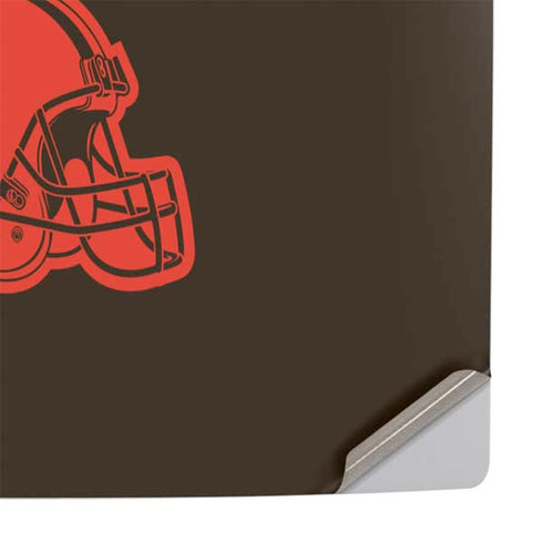 NFL Cleveland Browns Brown Performance Series PS5 Pro Console Skin