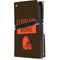NFL Cleveland Browns Brown Performance Series PS5 Pro Disk Console Skin