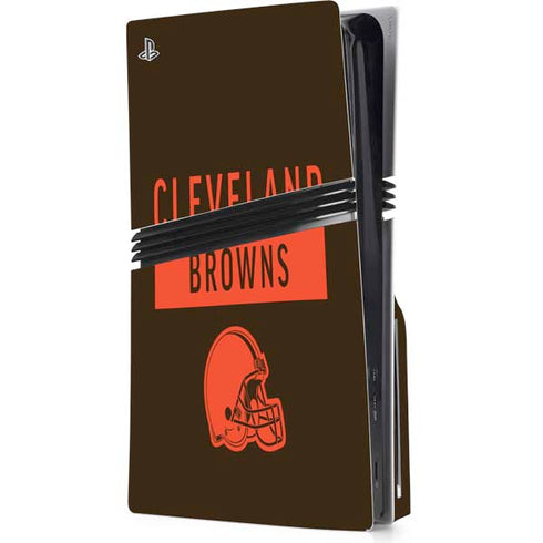 NFL Cleveland Browns Brown Performance Series PlayStation PS5 Skins