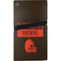 NFL Cleveland Browns Brown Performance Series PS5 Pro Disk Console Skin