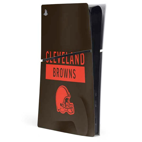 NFL Cleveland Browns Brown Performance Series PlayStation PS5 Skins
