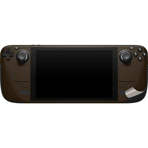 NFL Cleveland Browns Brown Performance Series Steam Deck Handheld Gaming Computer Skin