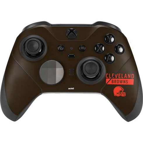 NFL Cleveland Browns Brown Performance Series Xbox Elite Wireless Controller Series 2 Skin