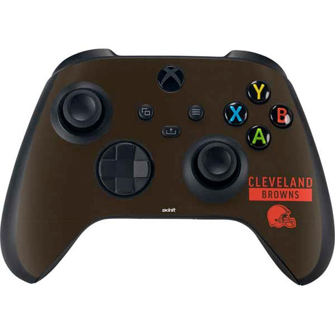 NFL Cleveland Browns Brown Performance Series Xbox Series X Bundle Skin