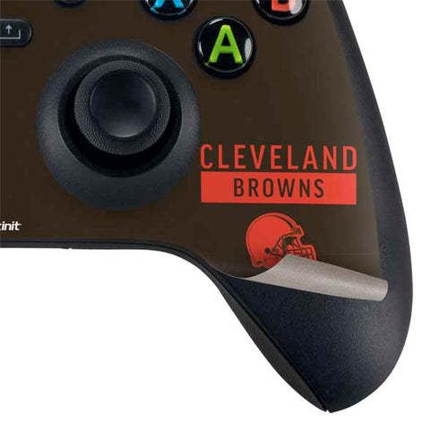 NFL Cleveland Browns Brown Performance Series Xbox Series X Bundle Skin