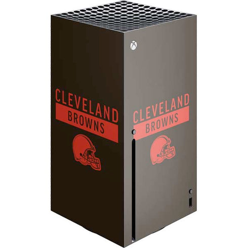 NFL Cleveland Browns Brown Performance Series Xbox Series X Skins