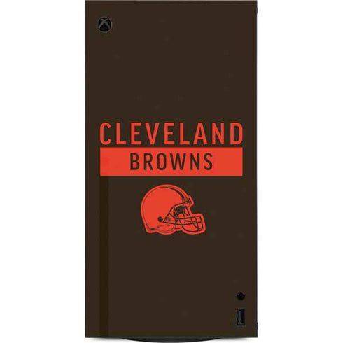 NFL Cleveland Browns Brown Performance Series XBox Series X Digital Edition Console Skin