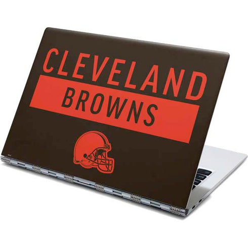 NFL Cleveland Browns Brown Performance Series Yoga 910 2-in-1 14in Touch-Screen Skin