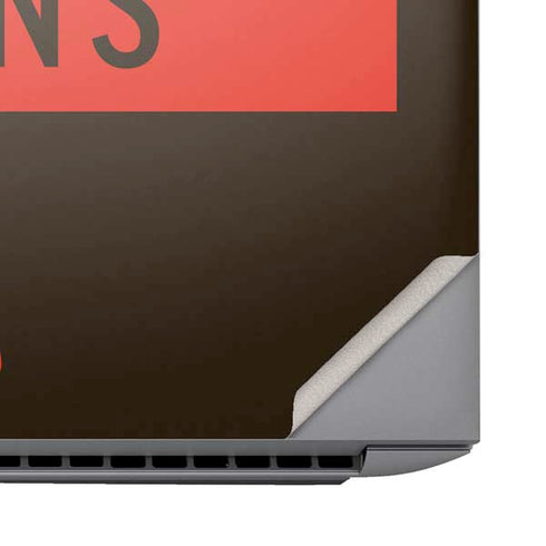 NFL Cleveland Browns Brown Performance Series HP ZBook Fury 16 G10 Skin