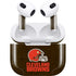NFL Cleveland Browns Distressed Apple AirPods (3rd Gen 2021) Skin