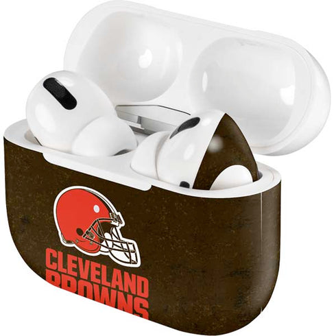 NFL Cleveland Browns Distressed Apple AirPods Pro Skin