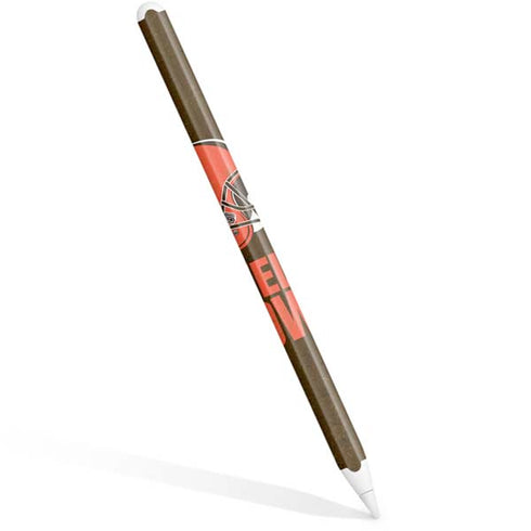 NFL Cleveland Browns Distressed Apple Pencil (2nd Gen 2019) Skin