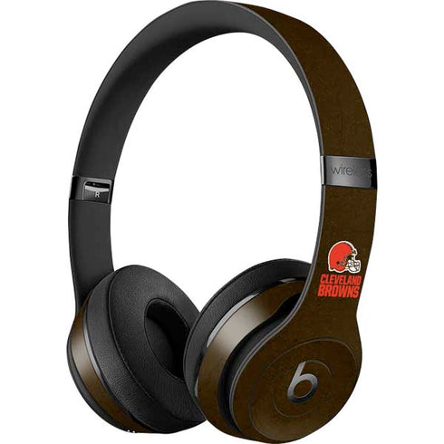 NFL Cleveland Browns Distressed Beats Solo 3 Wireless Skin
