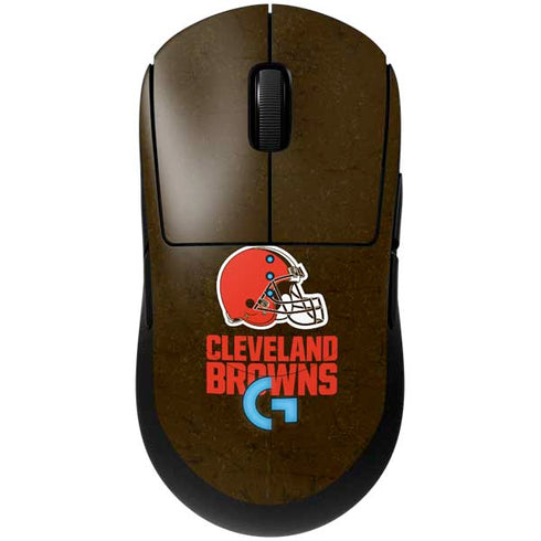 NFL Cleveland Browns Distressed G Pro Wireless Gaming Mouse Skin