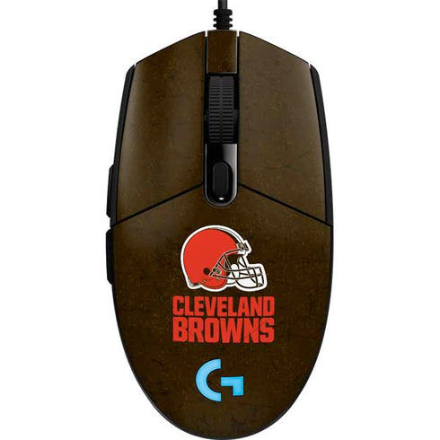 NFL Cleveland Browns Distressed G203 Prodigy RGB Wired Gaming Mouse Skin