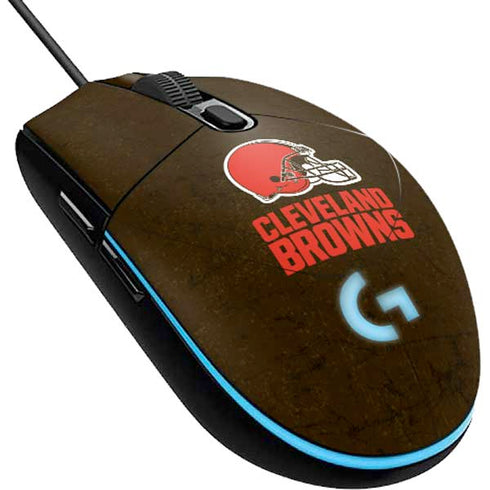 NFL Cleveland Browns Distressed G203 Prodigy RGB Wired Gaming Mouse Skin