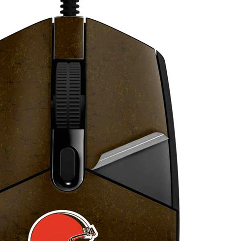 NFL Cleveland Browns Distressed G203 Prodigy RGB Wired Gaming Mouse Skin