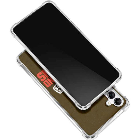 NFL Cleveland Browns Distressed Gabb Phone 4 Clear Case
