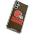 NFL Cleveland Browns Distressed Galaxy A16 5G Clear Case