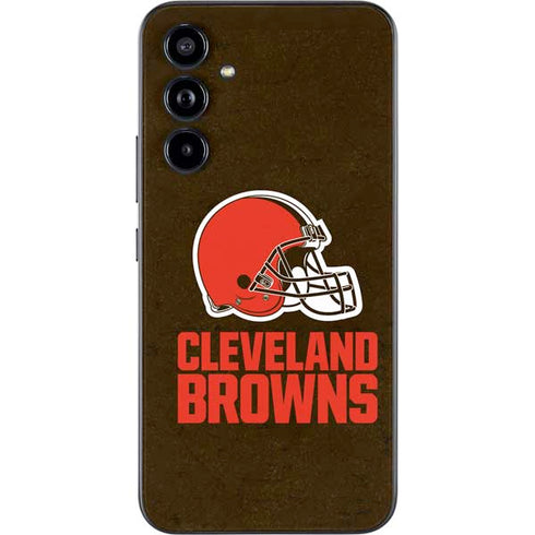 NFL Cleveland Browns Distressed Galaxy A54 5G Skin