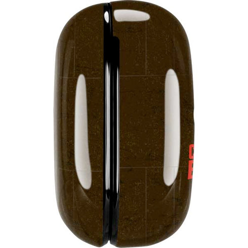 NFL Cleveland Browns Distressed Galaxy Buds Live Skin