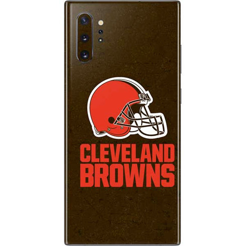 NFL Cleveland Browns Distressed Galaxy Note 10 Plus Skin