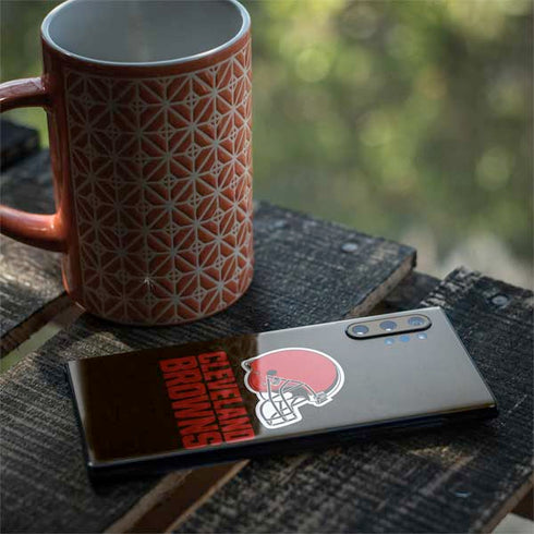 NFL Cleveland Browns Distressed Galaxy Note 10 Plus Skin