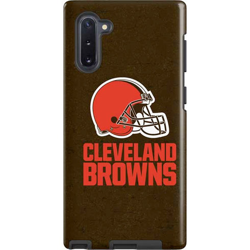 NFL Cleveland Browns Distressed Galaxy Cases