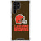 NFL Cleveland Browns Distressed Galaxy S23 Ultra Clear Case