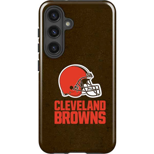 NFL Cleveland Browns Distressed Galaxy S25 Impact Case