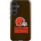 NFL Cleveland Browns Distressed Galaxy S25 Impact Case