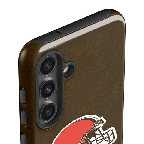 NFL Cleveland Browns Distressed Galaxy S25 Impact Case