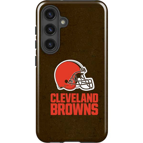 NFL Cleveland Browns Distressed Galaxy S25 Plus Impact Case
