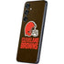 NFL Cleveland Browns Distressed Galaxy S24 Plus Skin