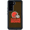 NFL Cleveland Browns Distressed Galaxy S24 Waterproof Case