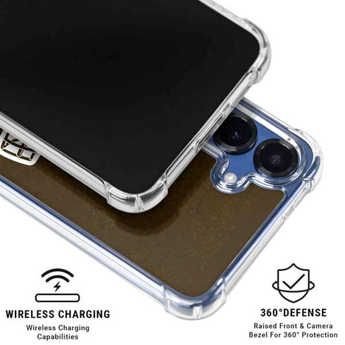 NFL Cleveland Browns Distressed Galaxy S25 Plus Clear Case
