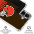 NFL Cleveland Browns Distressed Galaxy S26 Plus Clear Case