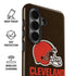 NFL Cleveland Browns Distressed Galaxy S26 Plus Impact Case