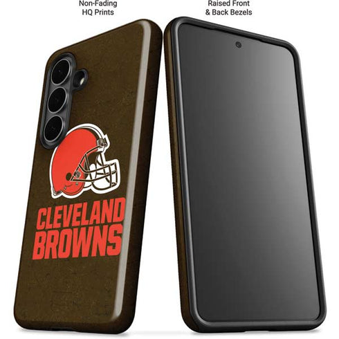 NFL Cleveland Browns Distressed Galaxy S26 Plus Impact Case