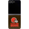 NFL Cleveland Browns Distressed Galaxy Z Flip6 Skin